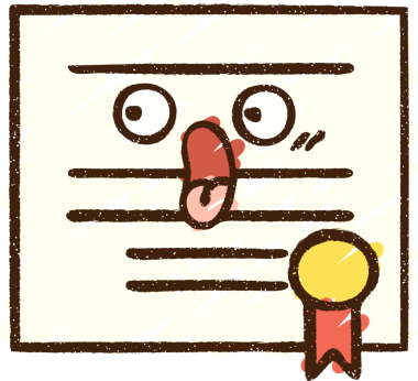 Bir insan tarafından çizilen Önemli Belge Tebeşiri