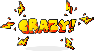 Bir insan tarafından çizilmiş karikatür çılgınca bağırıyor.