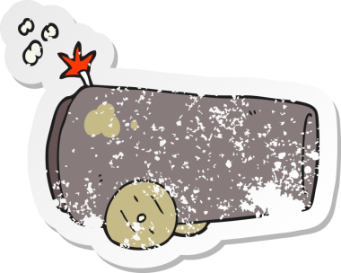 Bir insan tarafından çizilmiş karikatür topunun gerilimli yapıştırması.