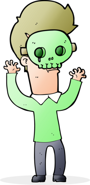 Bir insan tarafından çizilmiş kafatası maskeli bir adam.