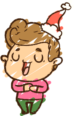 Bir insan tarafından çizilen Noel Adam Tebeşiri