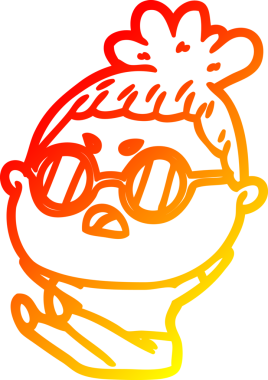 Bir insan tarafından çizilmiş kızgın bir karikatür çizimi.