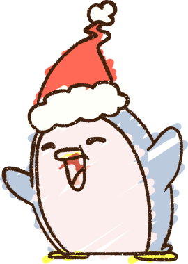 Bir insan tarafından çizilmiş Noel Pengueni Tebeşiri