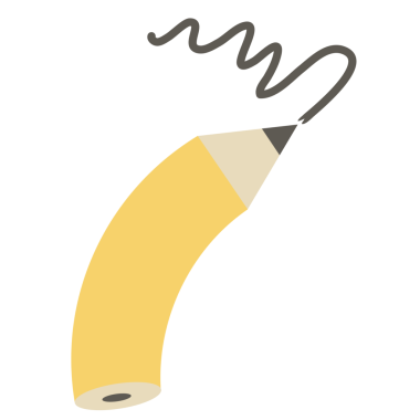 Bir insan tarafından çizilmiş kalem yazısı