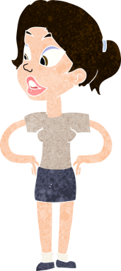 Bir insan tarafından çizilmiş el çizimi karikatür