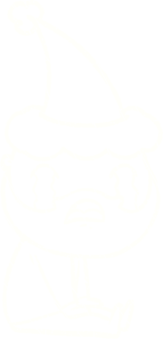 Bir insan tarafından çizilen Noel Adam Tebeşiri