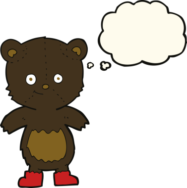 Bir insan tarafından çizilmiş düşünce baloncuklu alevli sosis.