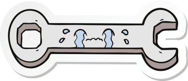 Bir insan tarafından çizilmiş ağlayan anahtarın çıkartması.