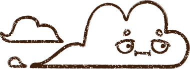 Bir insan tarafından çizilen Fırtına Bulutları Kömür Çizimi