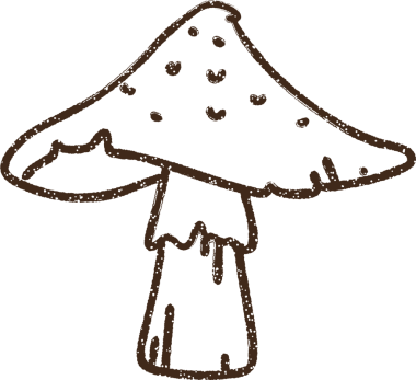 Vahşi Mantar Kömürü Bir insan tarafından çizilmiş