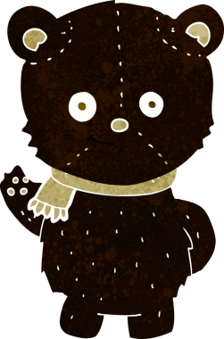 Bir insan tarafından çizilmiş sevimli bir çizgi film.