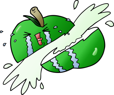 Bir insan tarafından çizilmiş çizgi film.