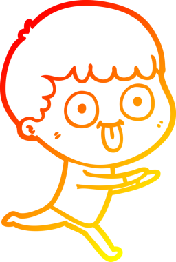 Bir insan tarafından çizilmiş çizgi film karakteri.