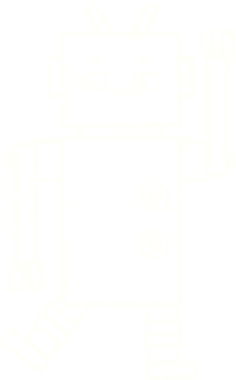 Bir insan tarafından çizilen Çılgın Robot Tebeşiri