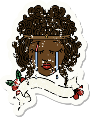 Retro Dövme Tarzı İnsan Barbar Karakteri