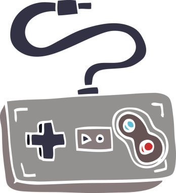 bir insan tarafından çizilmiş çizgi film karalama oyunu denetleyici