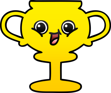 Bir insan tarafından çizilmiş bir kupanın gölgelenmiş karikatürü