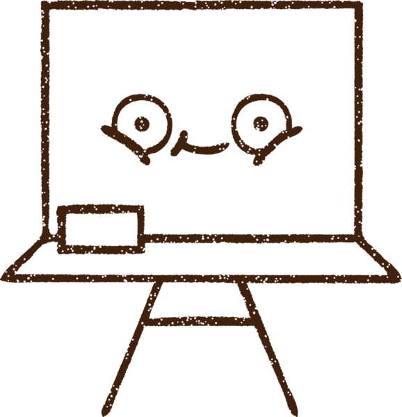 Bir insan tarafından çizilen Beyaz Tahta Kömür Çizimi