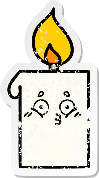 Bir insan tarafından çizilmiş şirin bir çizgi filmin sıkıntılı çıkartması.