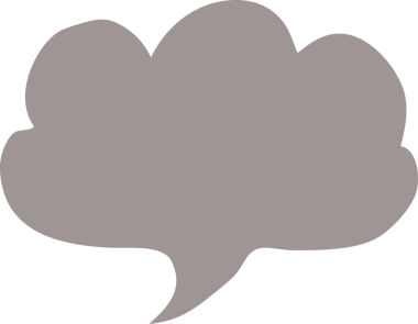 bir insan tarafından çizilmiş karalama ifade kabarcığı