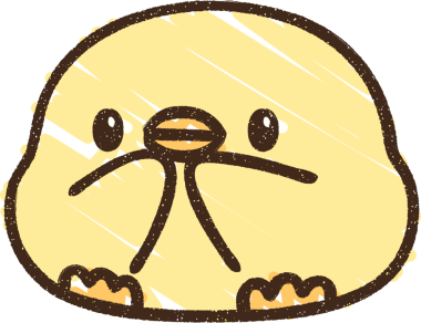 Bir insan tarafından çizilmiş Sevimli Piliç Tebeşiri