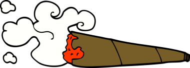 Bir insan tarafından çizilmiş karalama sigara tiryakisi.