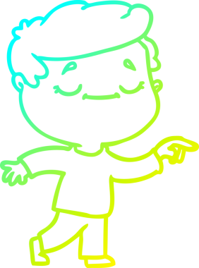 Bir insan tarafından çizilmiş barışçıl bir karikatür çizimi.