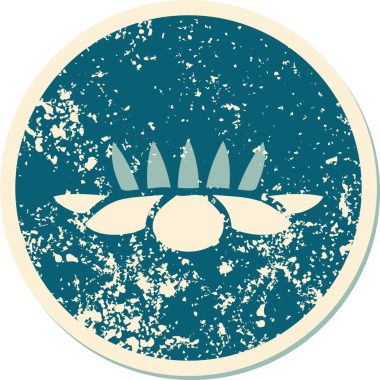 Bir insan tarafından çizilmiş nilüfer çiçeğinin sembolik dövmesi.