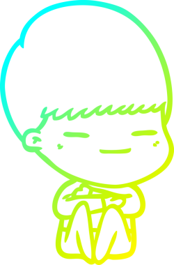 Bir insan tarafından çizilmiş kendini beğenmiş bir çizgi film karakteri.