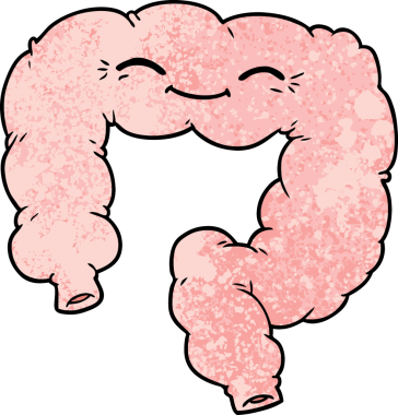 Bir insan tarafından çizilmiş mutlu kolon.