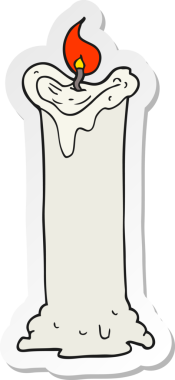 Bir insan tarafından çizilmiş bir karikatür çıkartması.