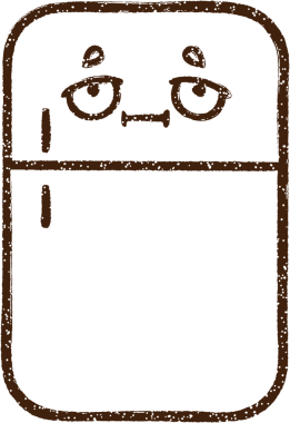 Buzdolabı Kömürü Bir insan tarafından çizilmiş