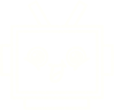 Bir insan tarafından çizilen Robot Yüz Tebeşiri