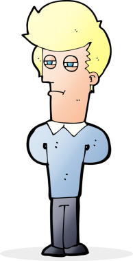 Bir insan tarafından çizilmiş bitkin bir adam çizgi filmi