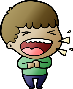 Bir insan tarafından çizilmiş gülen adam.