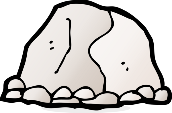 bir insan tarafından çizilmiş büyük kaya karikatürü