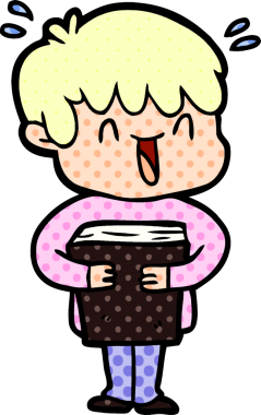 Bir insan tarafından çizilmiş gülen çocuk.