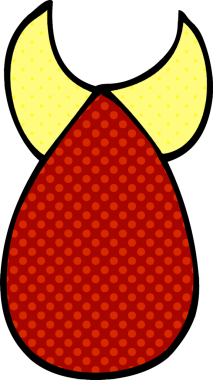 Bir insan tarafından çizilmiş atom bombası karalaması.