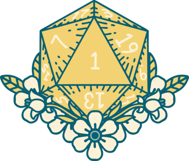 Retro Dövme Tarzı Doğal Zarlar Bir insan tarafından çizilmiş çiçek elementleri ile yuvarlanır