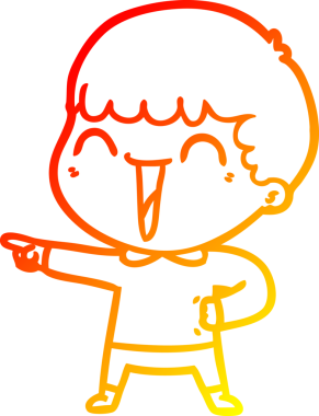 Bir insan tarafından çizilmiş mutlu bir adamın çizgi çizimi.