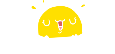 Bir insan tarafından çizilmiş düz renkli bir çizgi film.