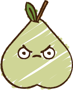 Bir insan tarafından çizilen Armut Tebeşiri