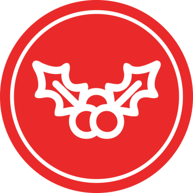 Noel 'de bir insan tarafından çizilmiş kutsal dairesel simge.