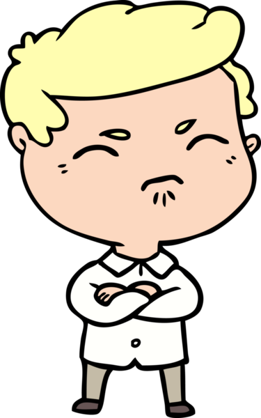 Bir insan tarafından çizilmiş rahatsız bir adam.