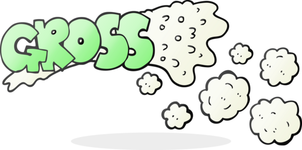 Bir insan tarafından çizilmiş brüt freehand karikatürü