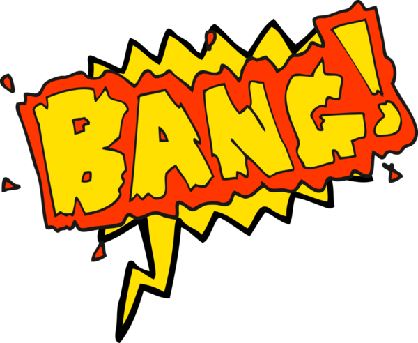 Bir insan tarafından çizilmiş serbest konuşma balonu çizgi film patlama sembolü