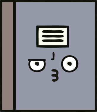 Bir insan tarafından çizilmiş güzel bir defter karikatürü.