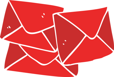 Bir insan tarafından çizilmiş karalama mektubu.