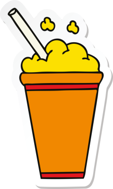 Bir insan tarafından çizilmiş garip bir el çıkartması.