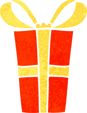 Bir insan tarafından çizilmiş retro illüstrasyon tarzı tuhaf bir çizgi film.